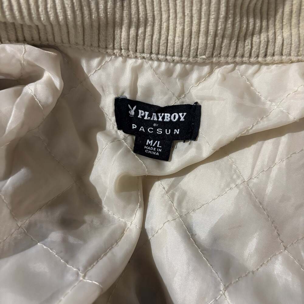 pacsun playboy varsity corduroy dad jacket size... - Picture 8 of 9